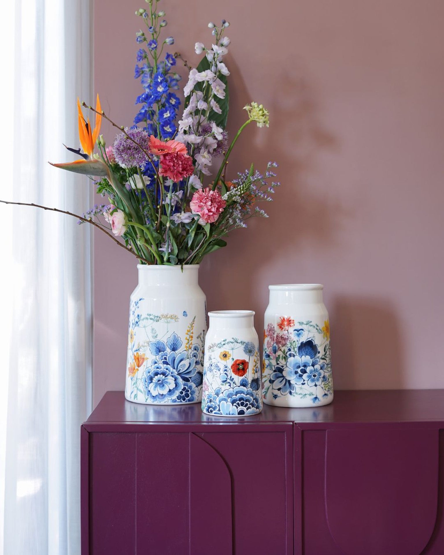 Melkkan Vaas - Bloem Oasis - 20,5 cm