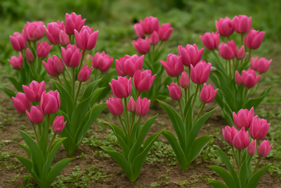 Tulip Multiflowering - Happy Family- 12/+