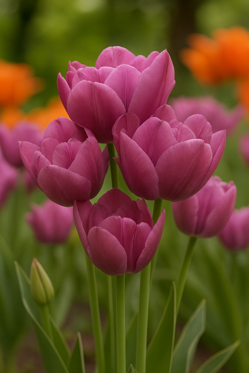 Tulip Multiflowering - Night Club - 12/+