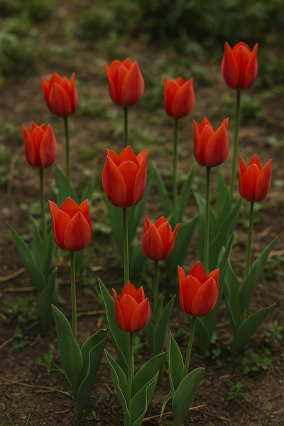 Tulip Lilyflowering - Pieter de Leur - 12/+