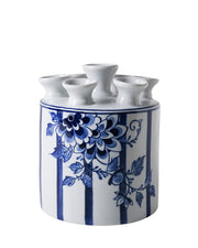 Vase à tulipes cylindrique - Fleurs équitables - 15 cm