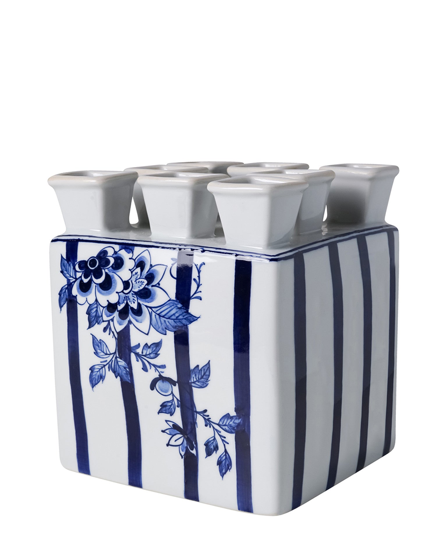 Vase à tulipes carré - Fleurs équitables - 15 cm