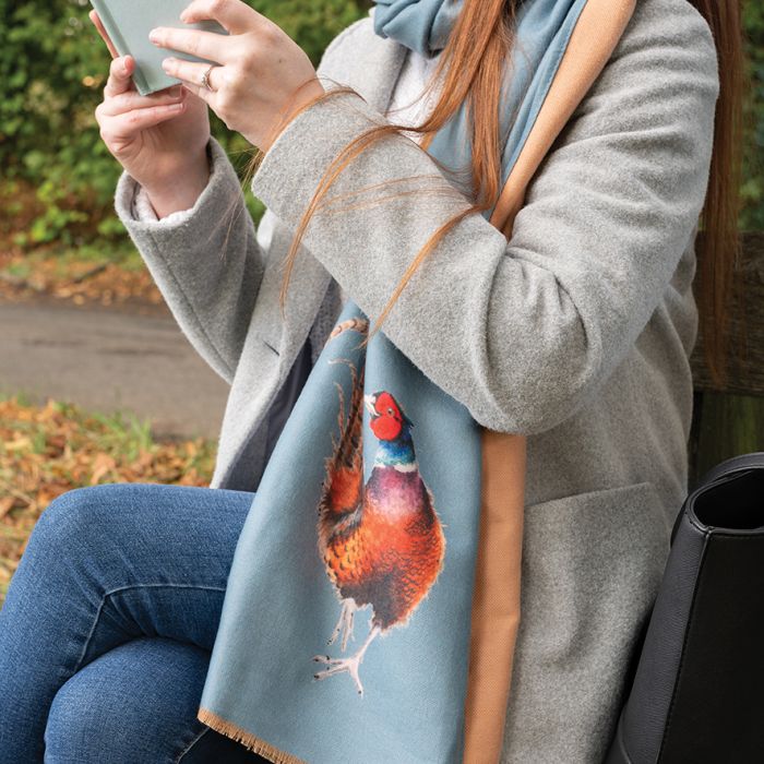 Winter Scarf - Pheasant - Country Colours-2