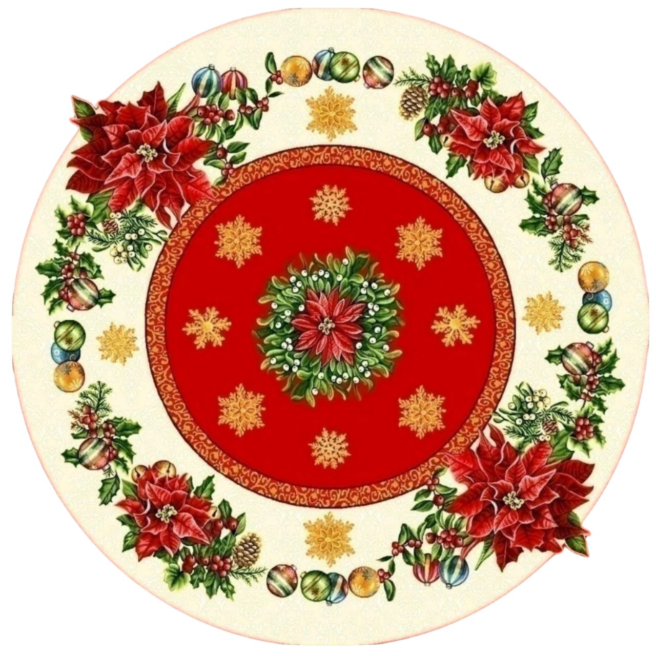 Tafellaken Rond Yule - 135