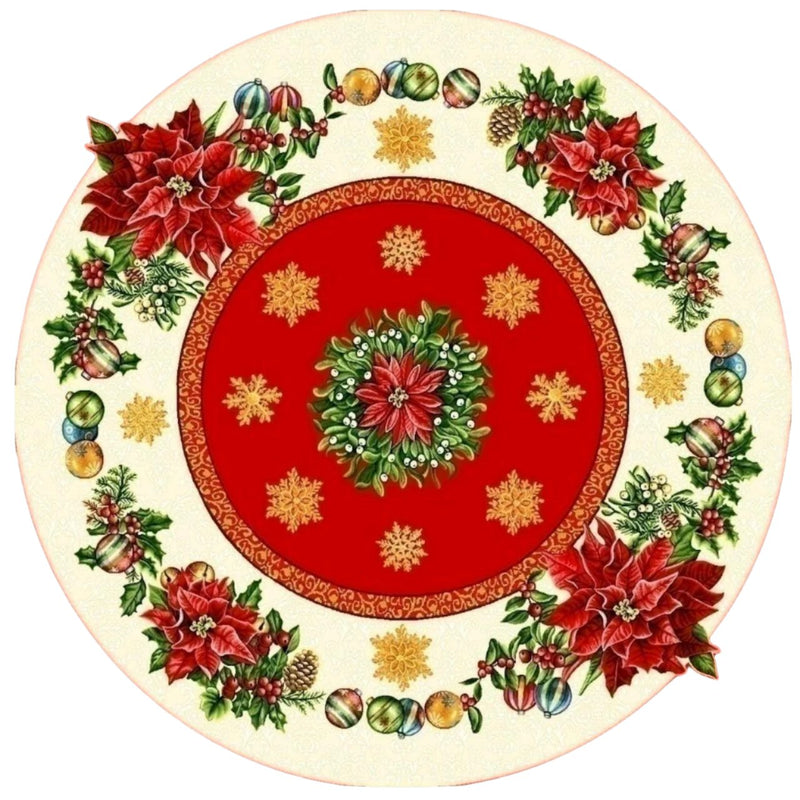 Tablecloth Round Yule - 135
