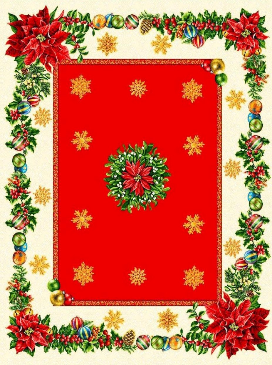 Tafellaken 'Yule' 01 - 135 x 215