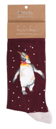 Heren Sokken - Pinguïn - Christmas King