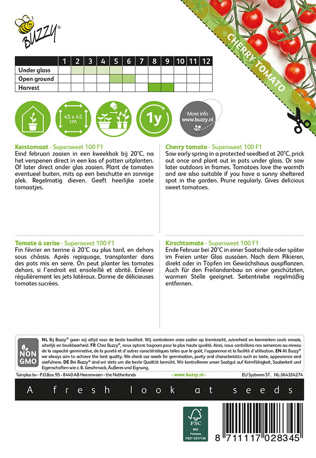 Kirschtomate - Supersweet 100 F1 - 0,2g