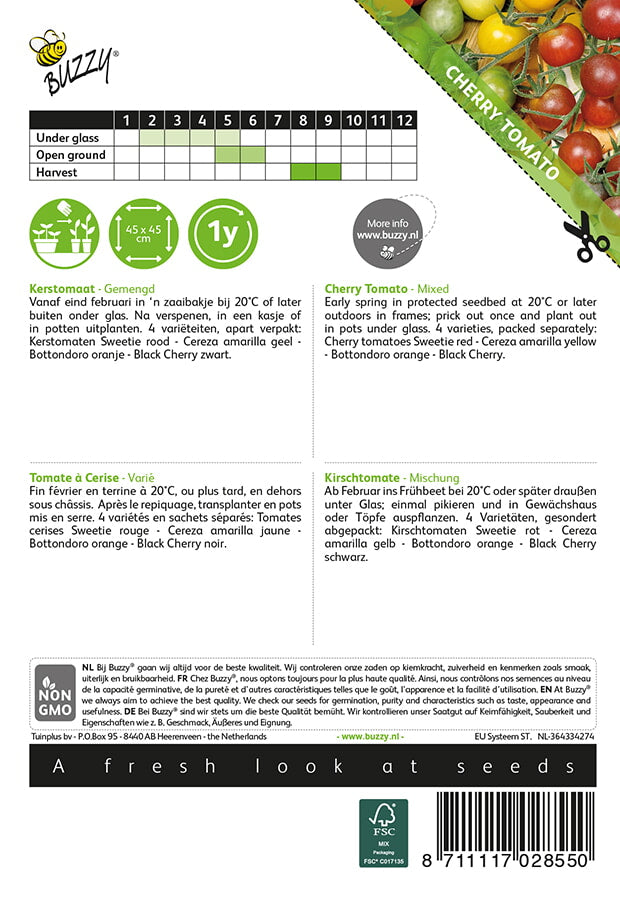 Kirschtomate - Gemischt - 30 Samen