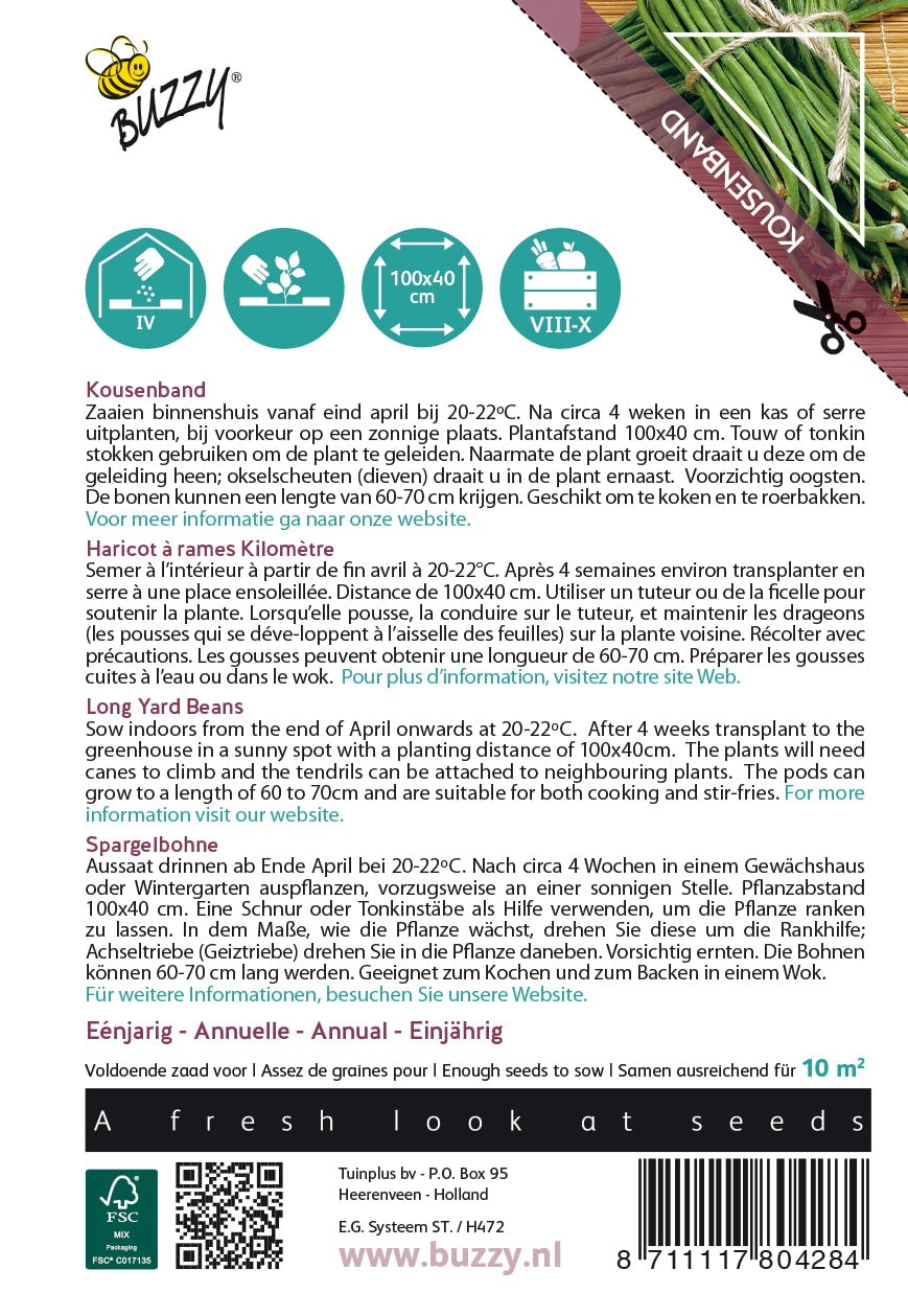 Kousenband - Black Seeded - 10g