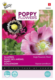 Pavot - À Fleurs Simples - Mélangé - 1g