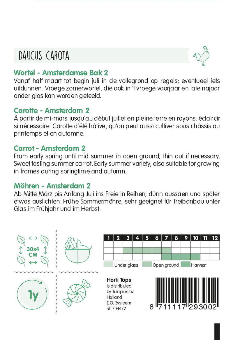Carrot - Amsterdamse Bak 2 - 5g
