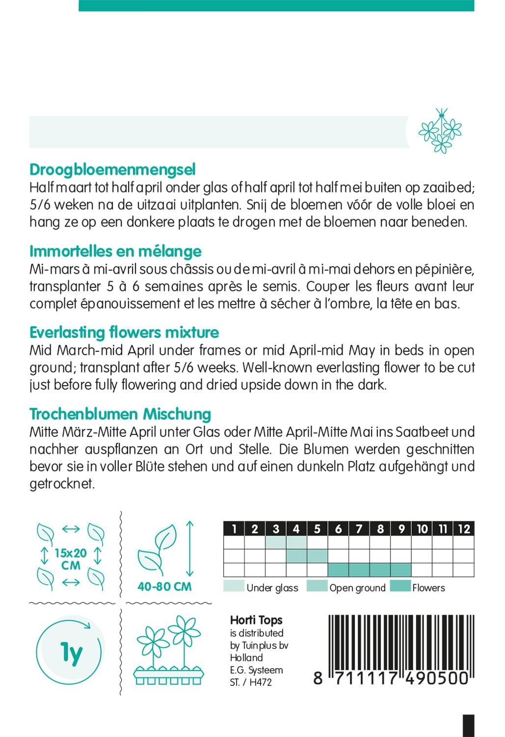 Ewige Blumen - 1g