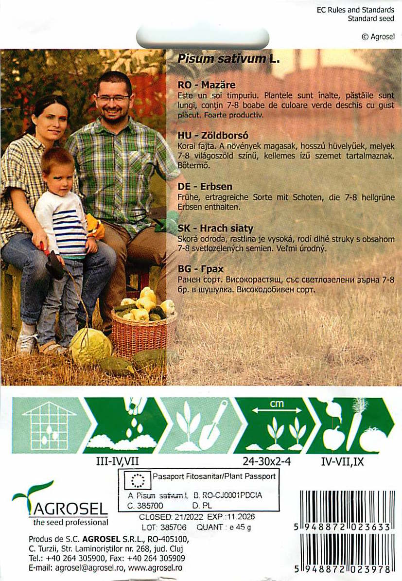 Pois - Redondo - 45g