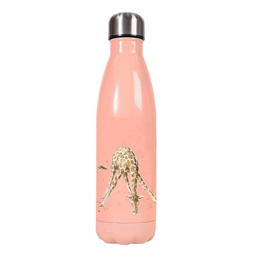 Water Bottle - Giraffe - Flowers-3