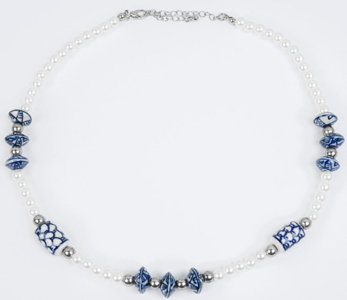 Halsketting Delfts Blauw Koningin